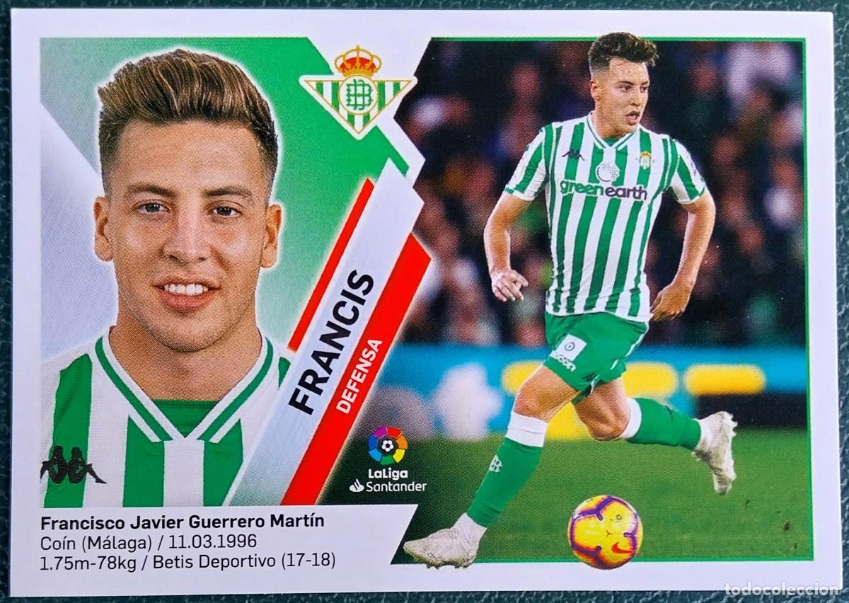 Cromos de Futebol: 3 FRANCIS REAL BETIS CROMOS ALBUM EDICIONES ESTE 2019 2020 19 20