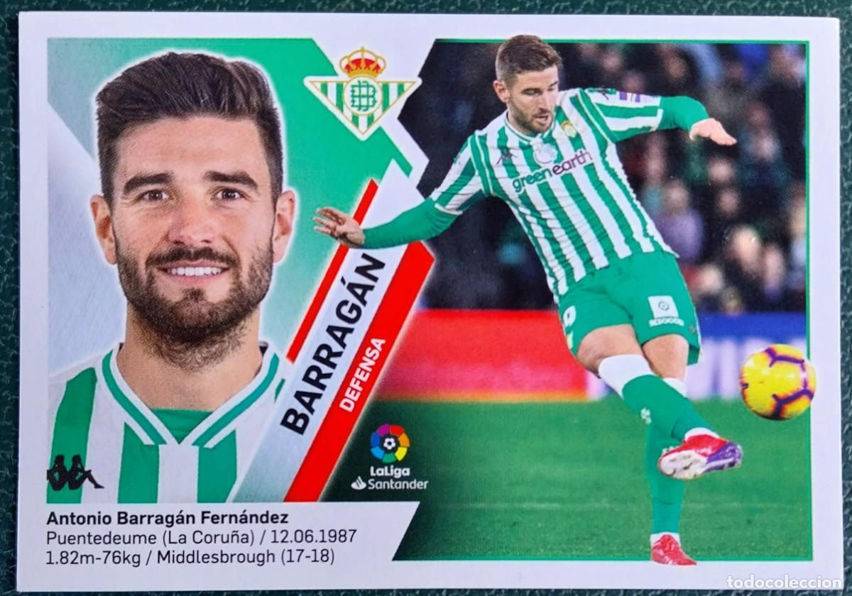 Figurine di Calcio: 6B / 6 B BARRAGAN REAL BETIS CROMOS ALBUM EDICIONES ESTE 2019 2020 19 20