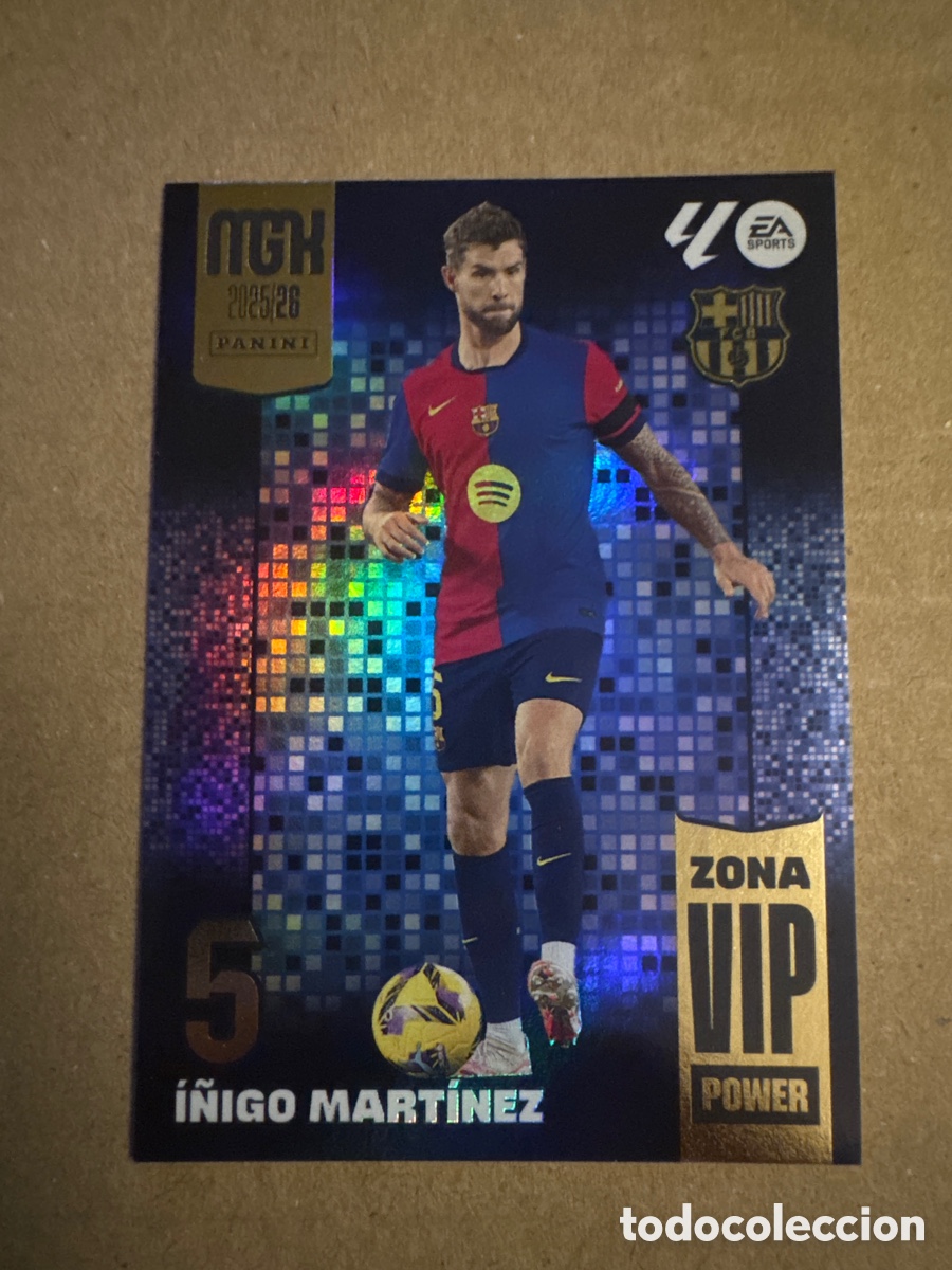 Cromos de f&uacute;tbol: # P396 396 I&ntilde;igo Mart&iacute;nez FC Barcelona Zona VIP Power Megacracks 25 26 2025 2026 MGK