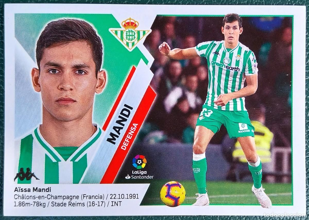 Cromos de f&uacute;tbol: 7 MANDI REAL BETIS CROMOS ALBUM EDICIONES ESTE 2019 2020 19 20