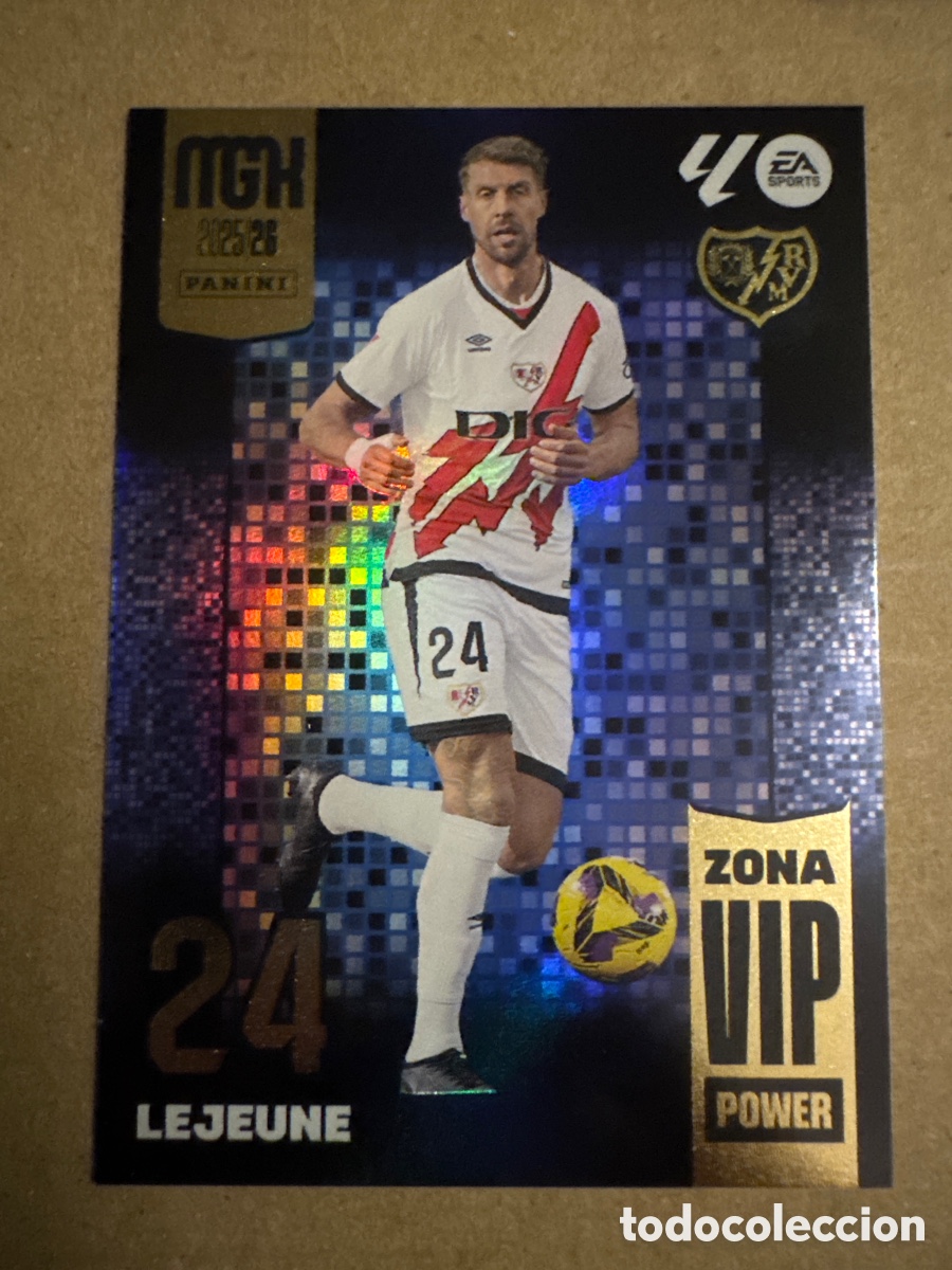 Cromos de f&uacute;tbol: # P400 400 Lejeune Rayo Vallecano Zona VIP Power Megacracks 25 26 2025 2026 MGK