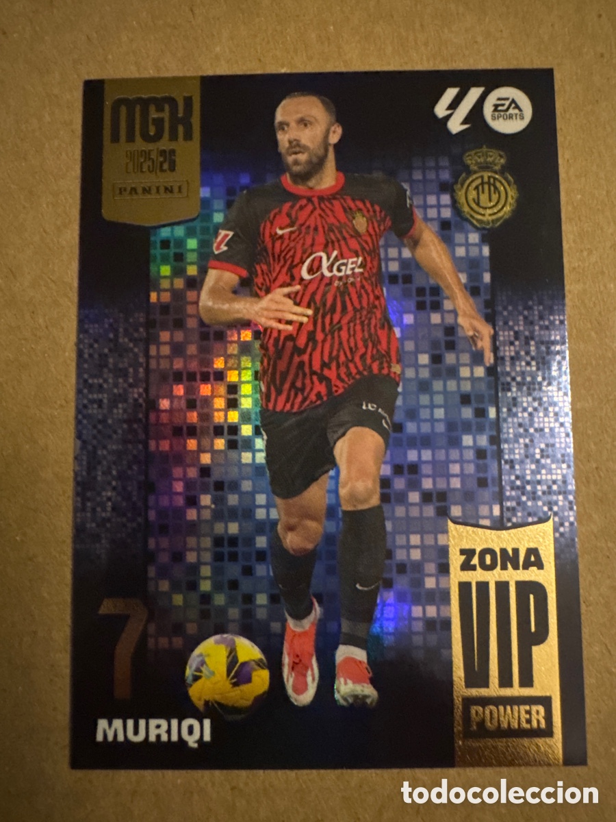 Cromos de f&uacute;tbol: # P402 402 Muriqi Mallorca Zona VIP Power Megacracks 25 26 2025 2026 MGK