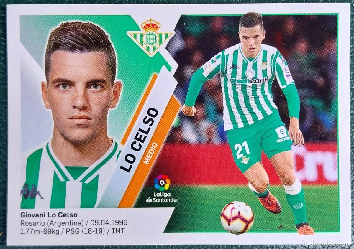 Cromos de f&uacute;tbol: 13 LO CELSO REAL BETIS CROMOS ALBUM EDICIONES ESTE 2019 2020 19 20