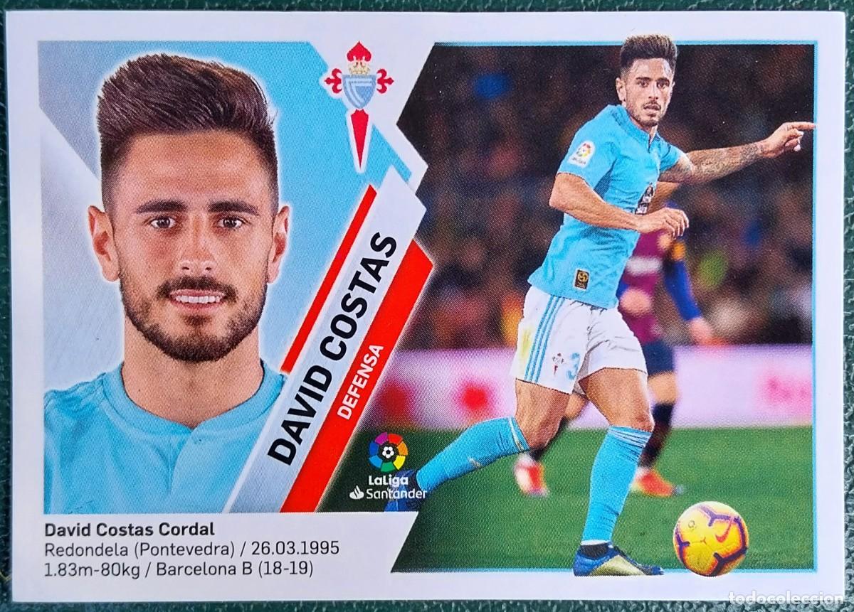 Cromos de f&uacute;tbol: 5 DAVID COSTAS CELTA DE VIGO CROMOS ALBUM EDICIONES ESTE 2019 2020 19 20