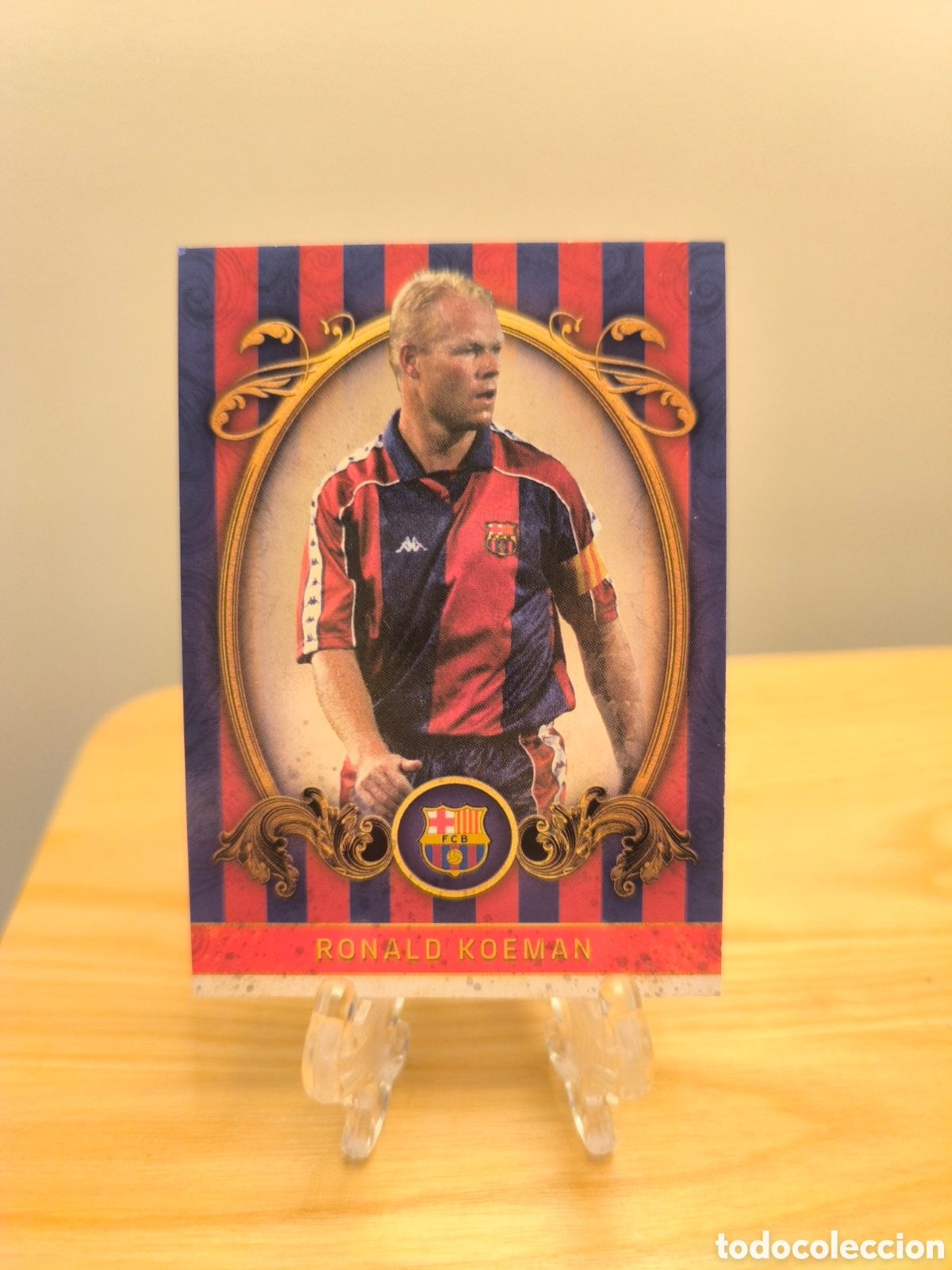 Cromos de f&uacute;tbol: Ronald Koeman Topps Barcelona