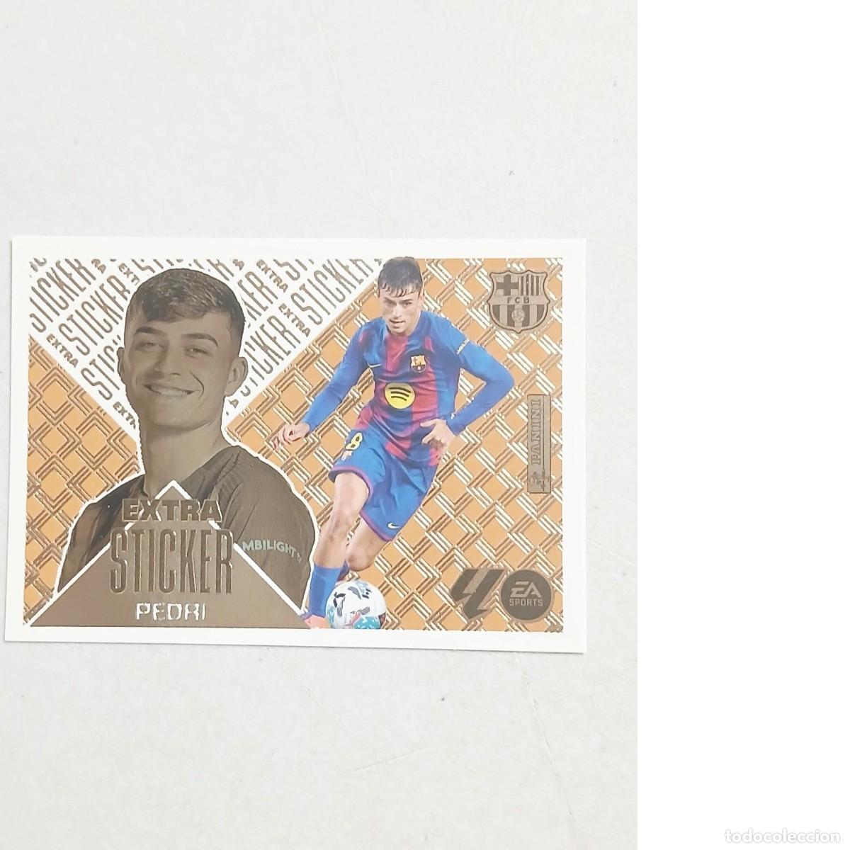 Cromos de f&uacute;tbol: Extra sticker Pedri bronce Liga Este 26 27