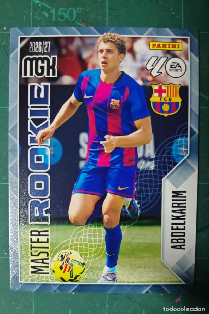 Cromos de f&uacute;tbol: Cromo Master rookie Abdelkarim FC Barcelona megacracks