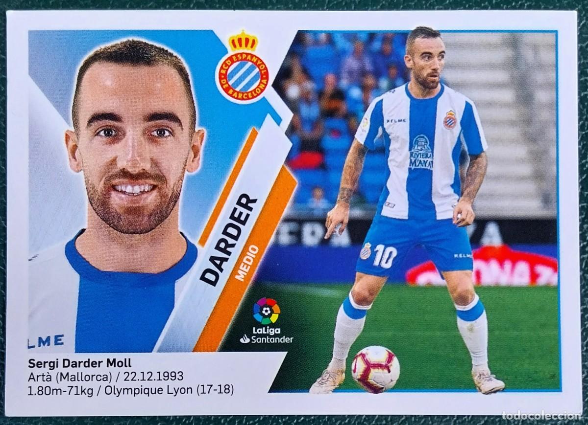 Cromos de f&uacute;tbol: 10 DARDER RCD ESPANYOL CROMOS ALBUM EDICIONES ESTE 2019 2020 19 20