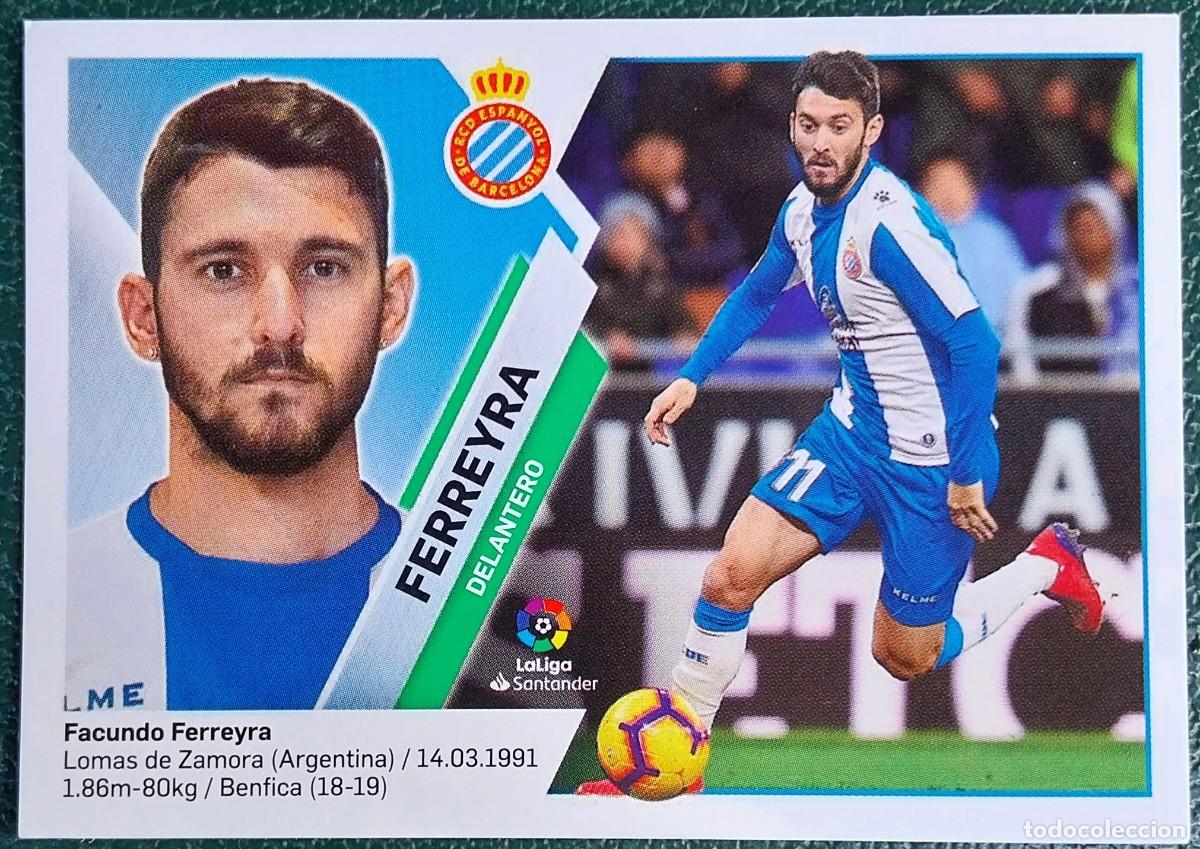 Cromos de f&uacute;tbol: 15 FERREYRA RCD ESPANYOL CROMOS ALBUM EDICIONES ESTE 2019 2020 19 20