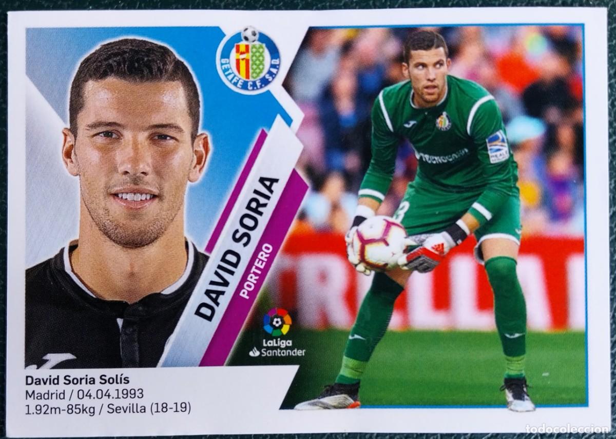 Cromos de f&uacute;tbol: 1 DAVID SORIA GETAFE CF CROMOS ALBUM EDICIONES ESTE 2019 2020 19 20
