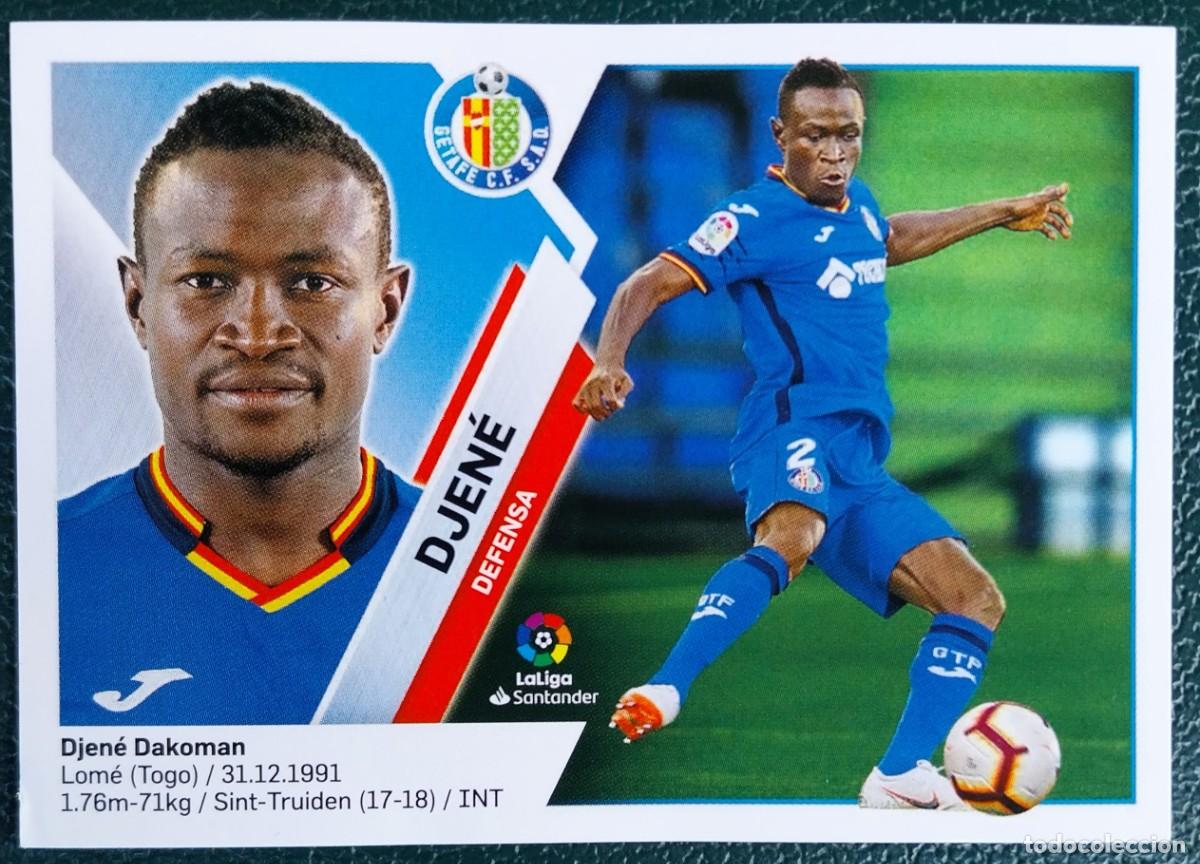Cromos de f&uacute;tbol: 4 DJENE GETAFE CF CROMOS ALBUM EDICIONES ESTE 2019 2020 19 20