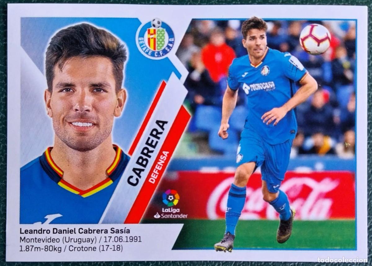 Cromos de f&uacute;tbol: 5 CABRERA GETAFE CF CROMOS ALBUM EDICIONES ESTE 2019 2020 19 20