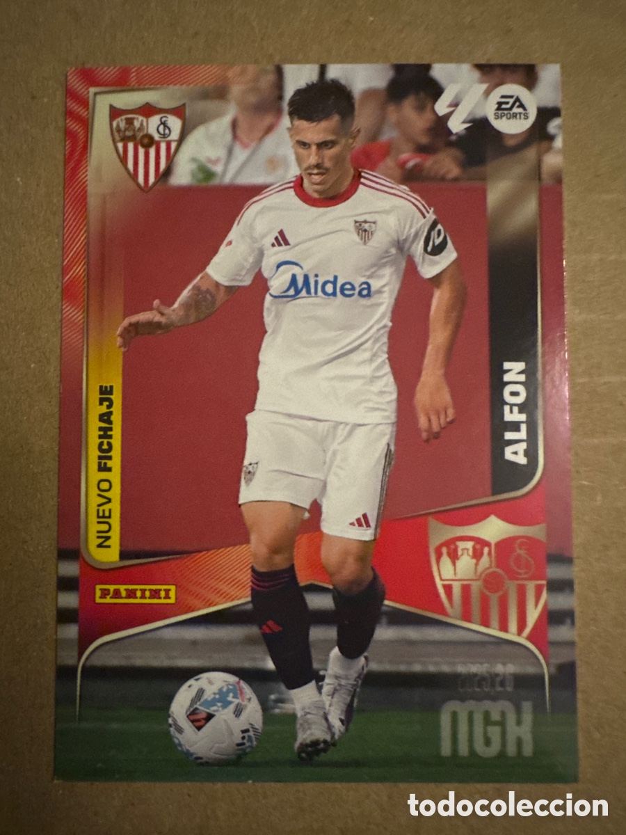 Cromos de f&uacute;tbol: # 449 Alfon Sevilla Nuevo Fichaje 2 edici&oacute;n Megacracks 25 26 2025 2026 2&ordf; MGK