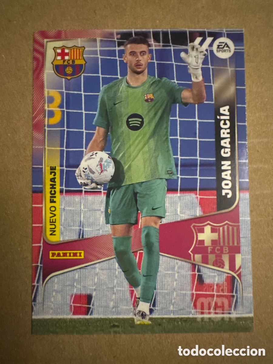 Cromos de f&uacute;tbol: # 450 Joan Garc&iacute;a FC Barcelona Nuevo Fichaje 2 edici&oacute;n Megacracks 25 26 2025 2026 2&ordf; MGK
