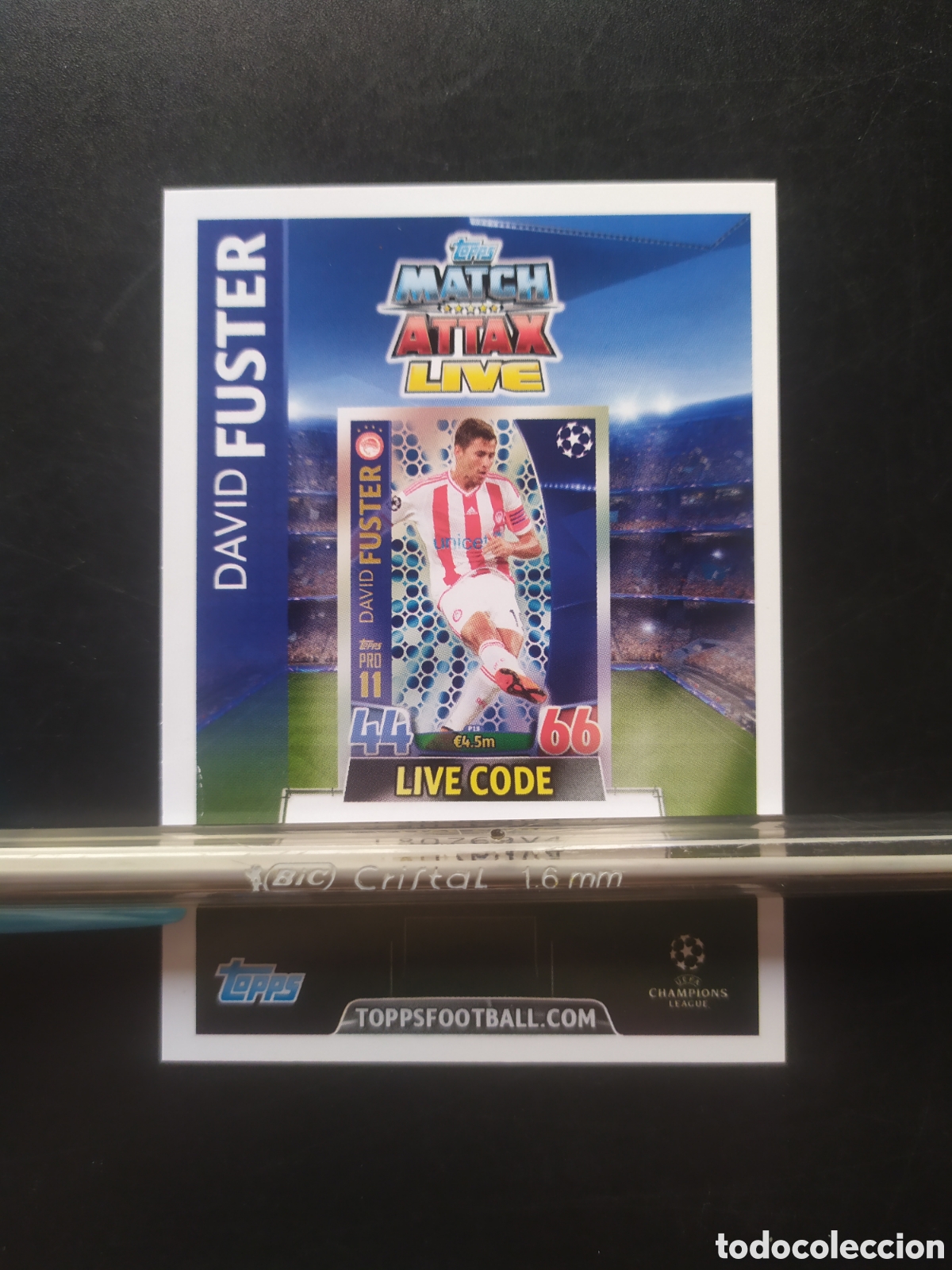 Cromos de f&uacute;tbol: UEFA Champions match attax topps 2015 2016 15 16 live code Fuster Olympiacos