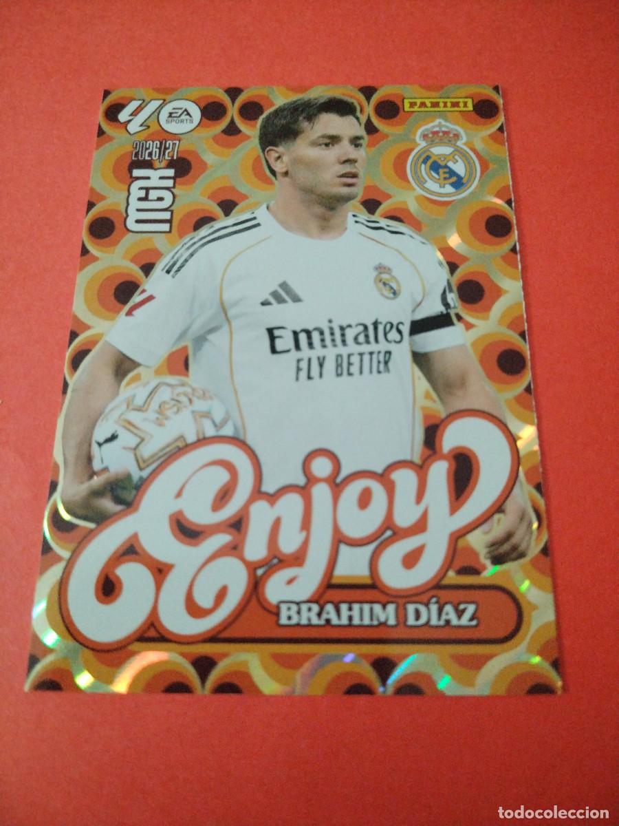 Cromos de f&uacute;tbol: MEGACRACKS 2026 2027 ENJOY N 380 BRAHIM DIAZ