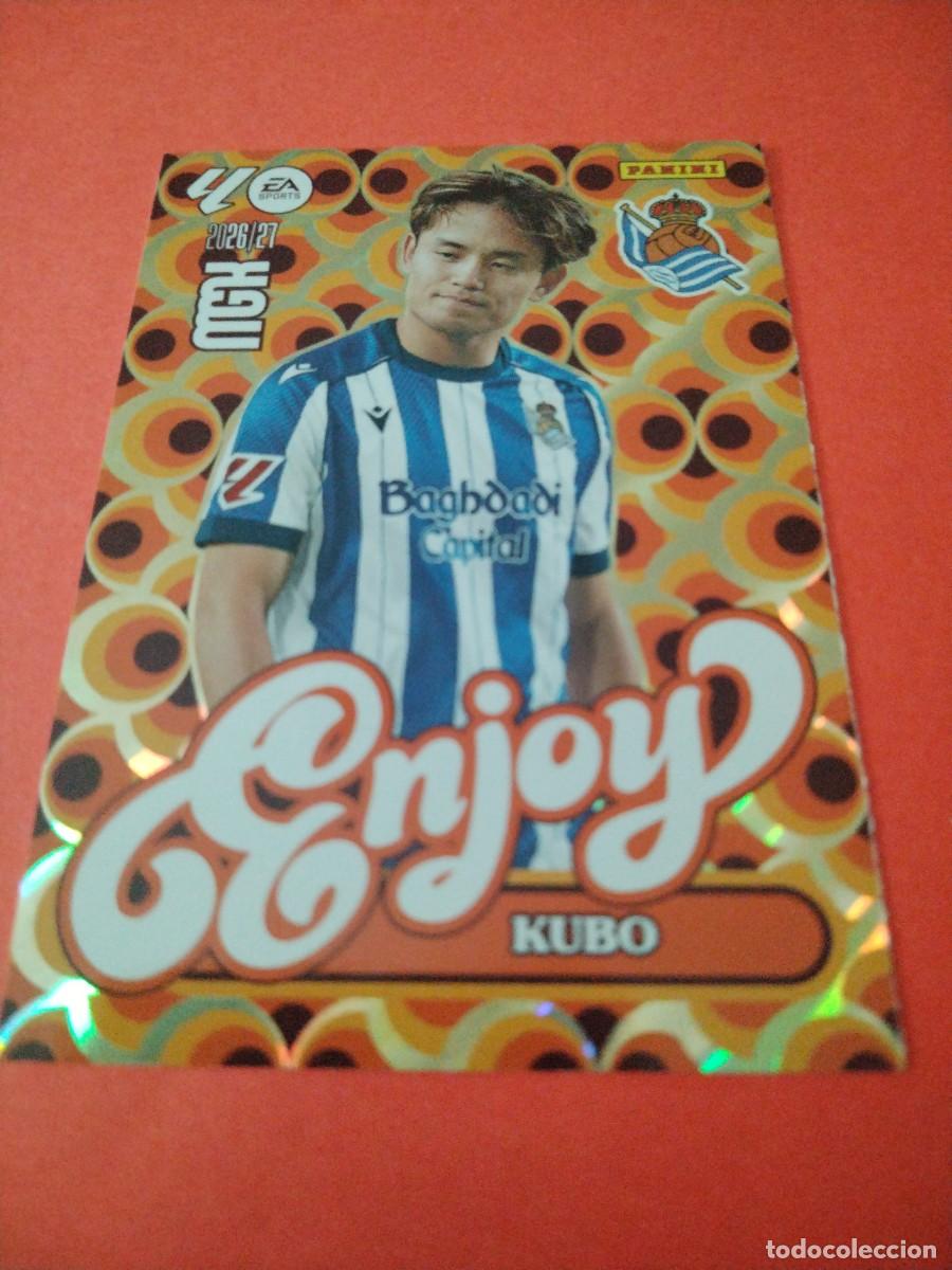 Cromos de f&uacute;tbol: MEGACRACKS 2026 2027 ENJOY N 384 KUBO