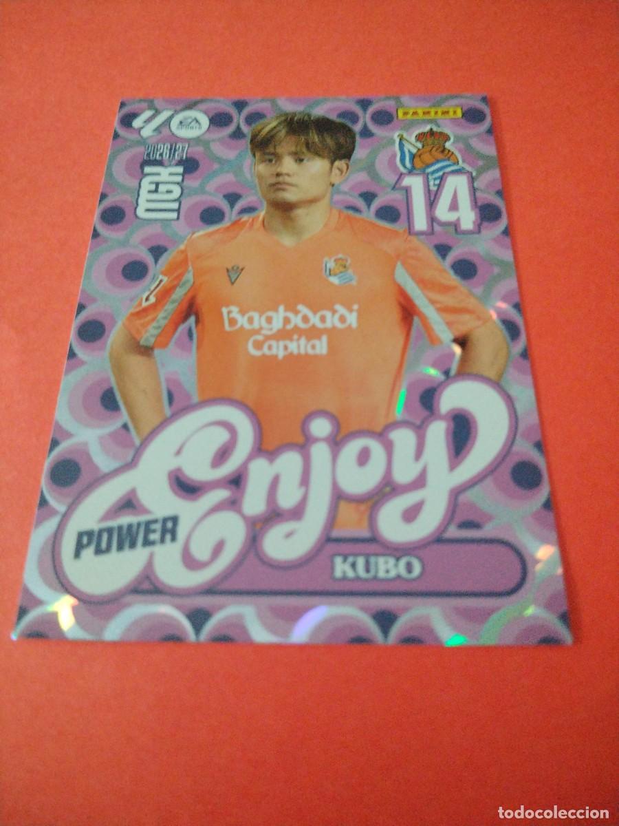 Cromos de f&uacute;tbol: MEGACRACKS 2026 2027 ENJOY POWER 384P KUBO