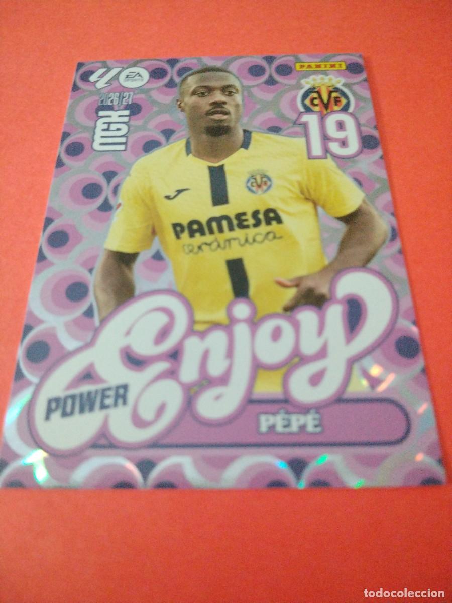Cromos de f&uacute;tbol: MEGACRACKS 2026 2027 ENJOY POWER 386P PEPE