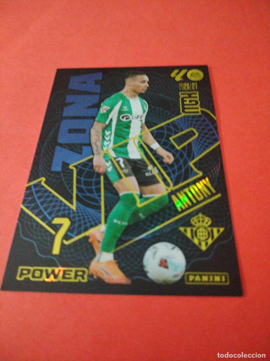 Cromos de f&uacute;tbol: MEGACRACKS 2026 2027 ZONA VIP POWER N 388P ANTONY