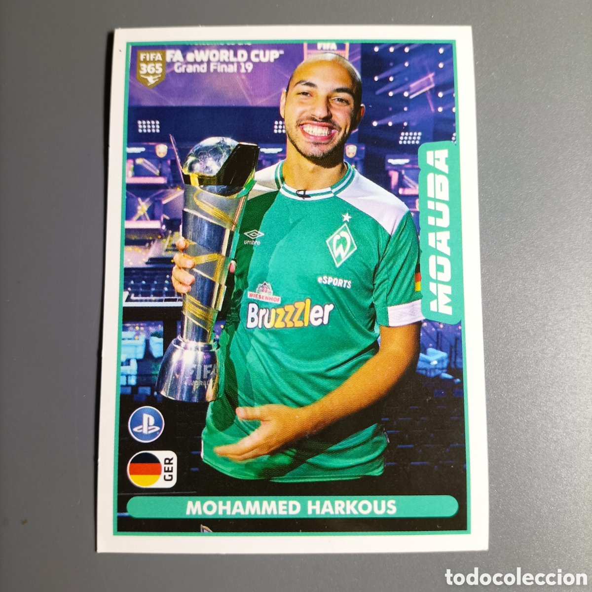 Cromos de f&uacute;tbol: STICKER PANINI ALBUM 2021. FIFA 365 №24 MOHAMMED HARKOUS / FIFA WC 2020