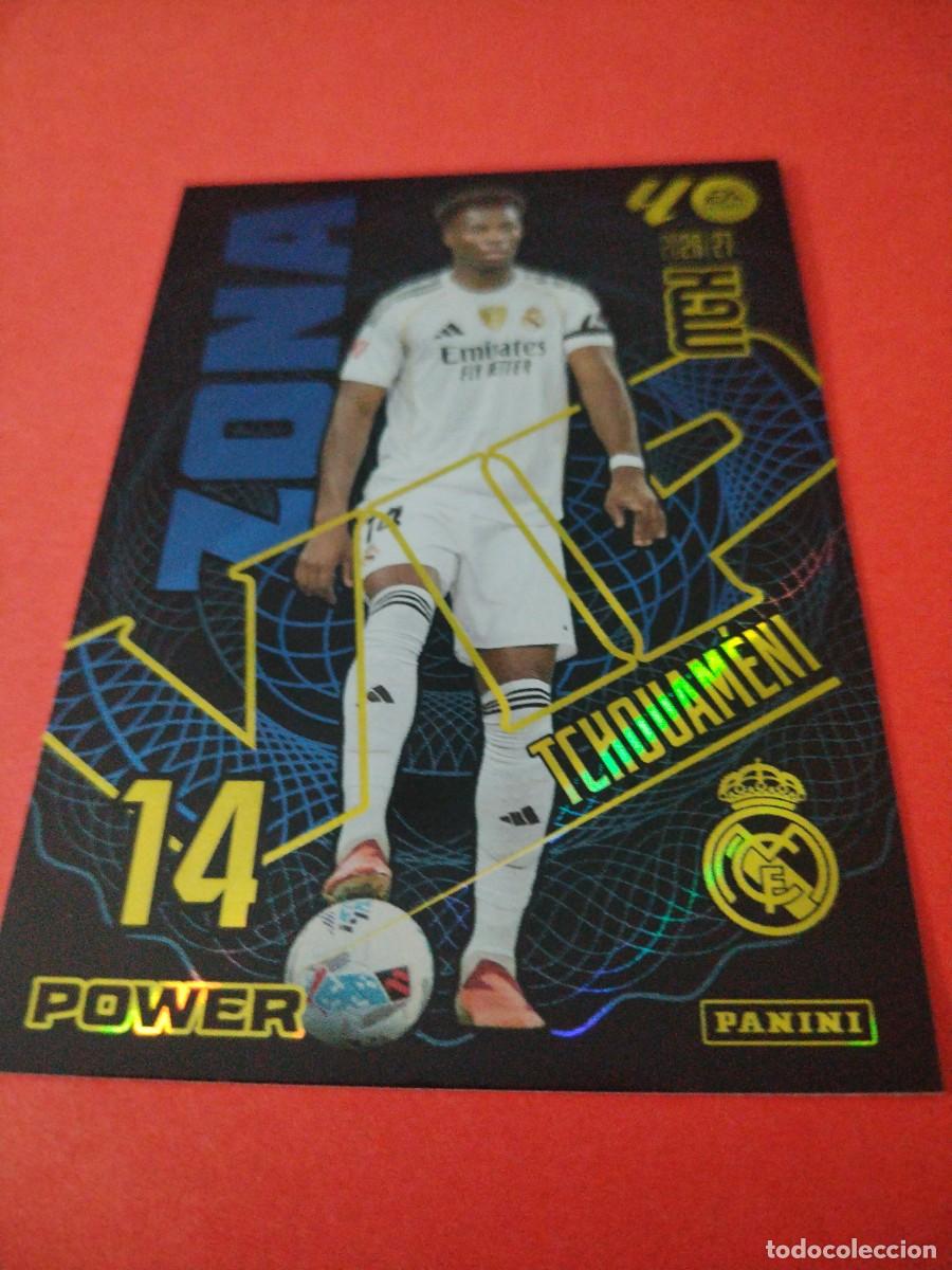 Cromos de f&uacute;tbol: MEGACRACKS 2026 2027 ZONA VIP POWER N 405P TCHOUAMENI