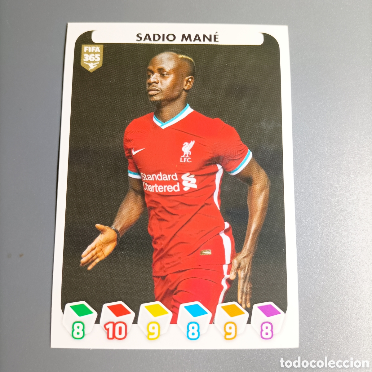 Figurine di Calcio: STICKER PANINI ALBUM 2021. FIFA 365 (LIVERPOOL FC) №76 SADIO MAN&Eacute;