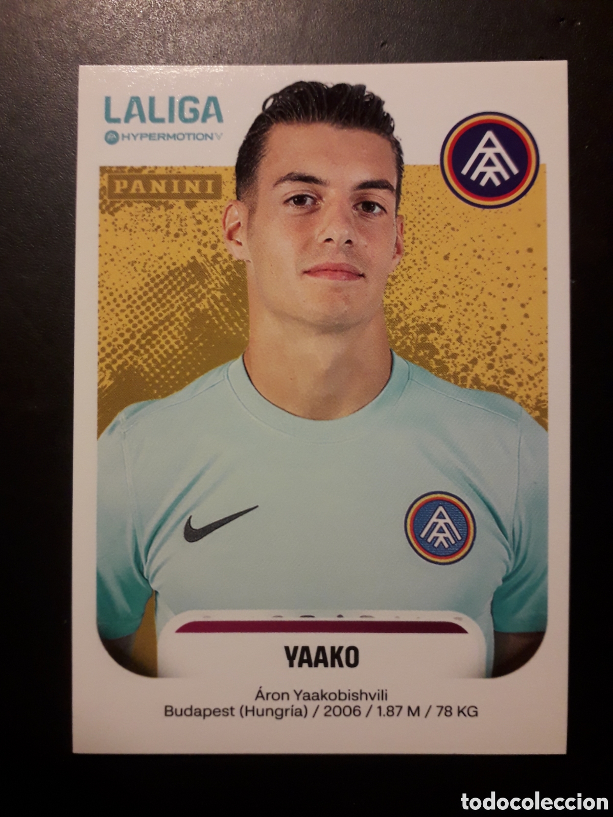 Cromos de f&uacute;tbol: YAAKO ANDORRA N&deg; 42 LALIGA HYPERMOTION 25 26 2025 2026 PANINI SIN PEGAR PEDIDO M&Iacute;NIMO 3&euro;