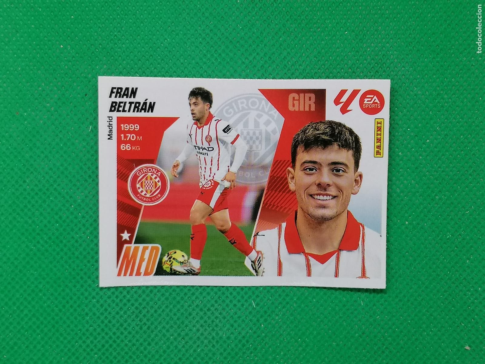 Fu&szlig;ball-Sticker: 20 FRAN BELTRAN GIRONA MERCADO INVIERNO ⚽ PANINI LIGA ESTE 25 26 2025 2026 ⚽