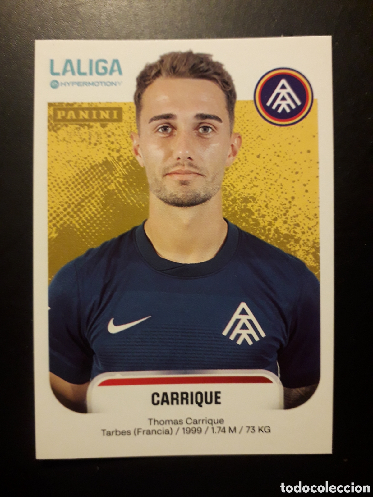 Cromos de f&uacute;tbol: CARRIQUE ANDORRA N&deg; 45 LALIGA HYPERMOTION 25 26 2025 2026 PANINI SIN PEGAR PEDIDO M&Iacute;NIMO 3&euro;