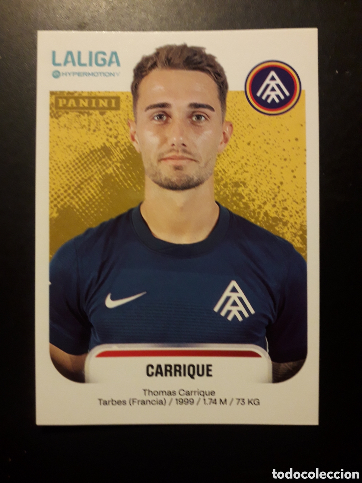Cromos de f&uacute;tbol: CARRIQUE ANDORRA N&deg; 45 LALIGA HYPERMOTION 25 26 2025 2026 PANINI SIN PEGAR PEDIDO M&Iacute;NIMO 3&euro;
