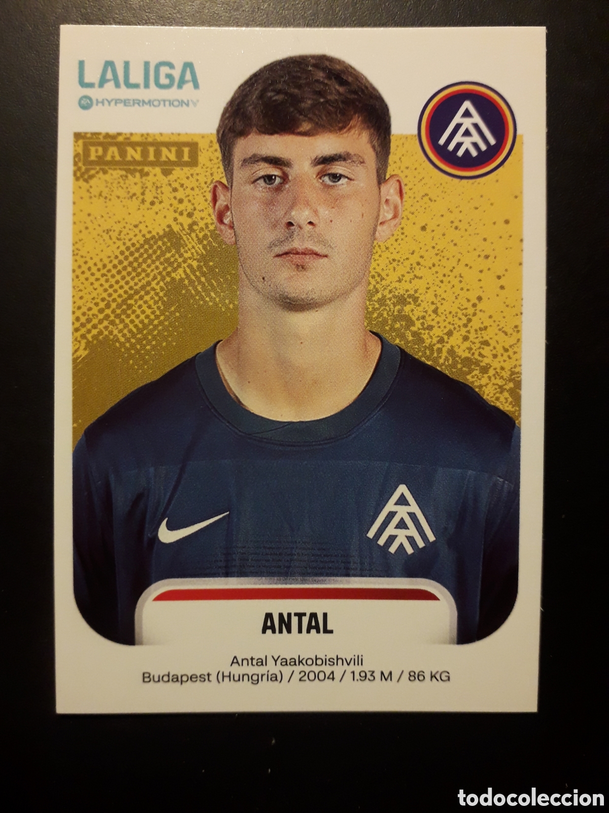 Cromos de f&uacute;tbol: ANTAL ANDORRA N&deg; 47 B LALIGA HYPERMOTION 25 26 2025 2026 PANINI SIN PEGAR PEDIDO M&Iacute;NIMO 3&euro;
