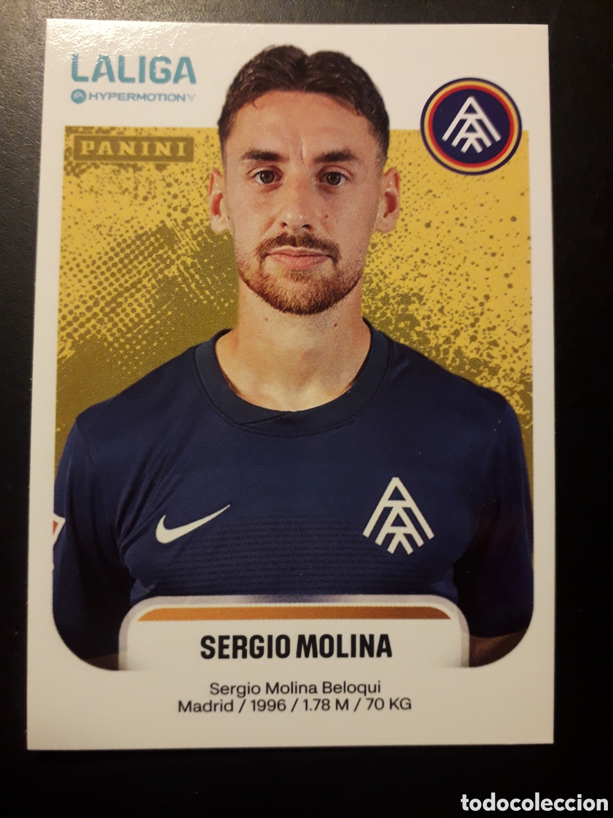 Cromos de f&uacute;tbol: SERGIO MOLINA ANDORRA N&deg; 50 LALIGA HYPERMOTION 25 26 2025 2026 PANINI SIN PEGAR PEDIDO M&Iacute;NIMO 3&euro;
