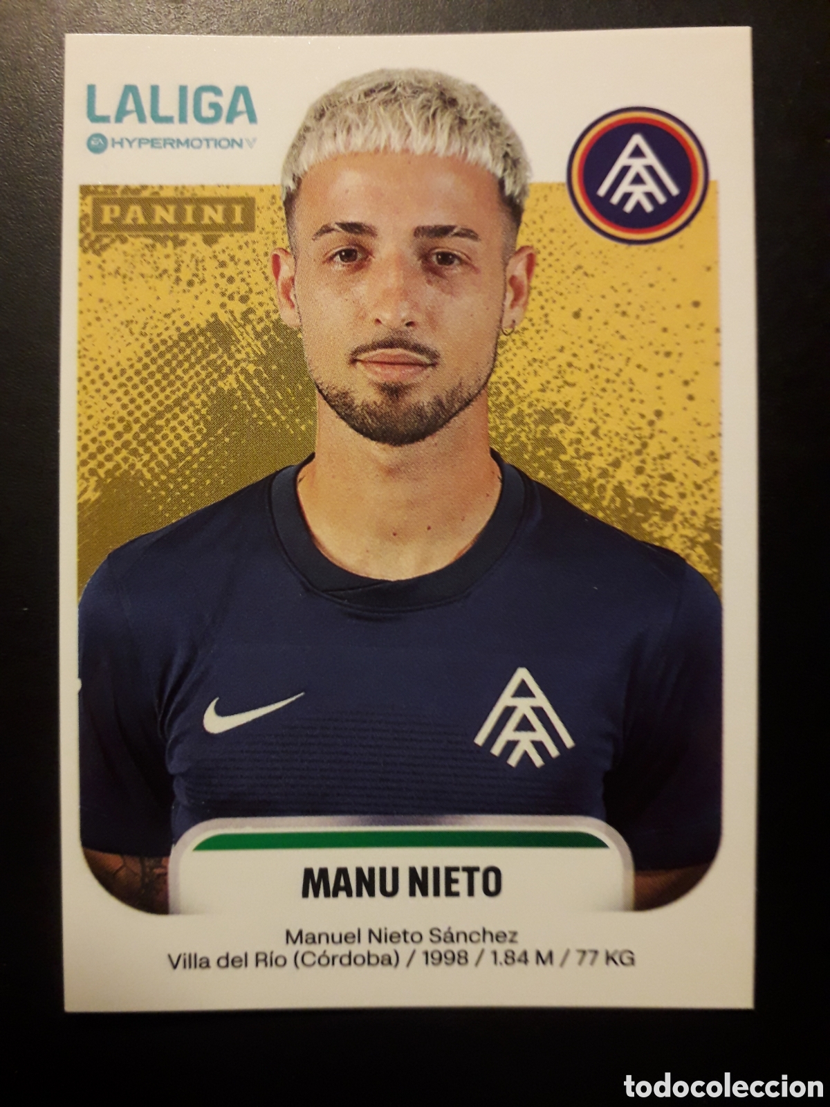 Football Stickers: MANU NIETO ANDORRA N&deg; 57 LALIGA HYPERMOTION 25 26 2025 2026 PANINI SIN PEGAR PEDIDO M&Iacute;NIMO 3&euro;