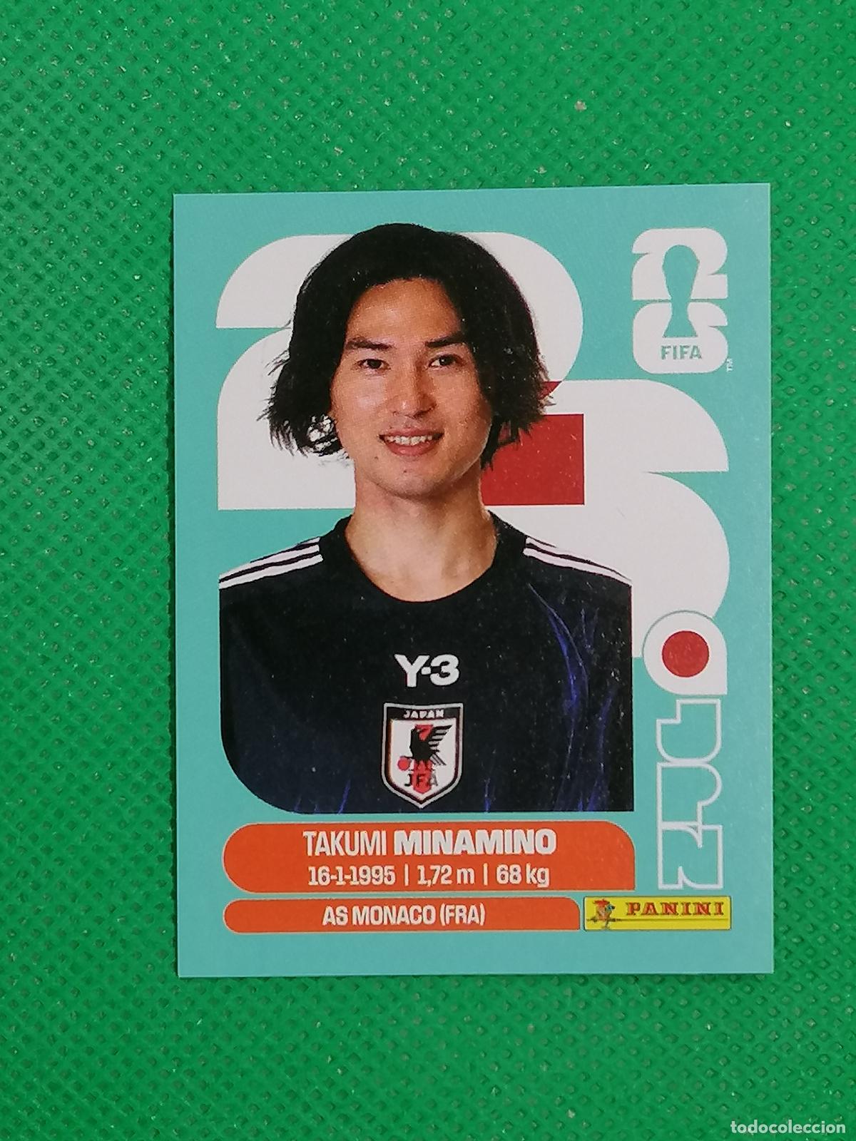 Cromos de f&uacute;tbol: JPN 16 JPN16 TAKUMI MINAMINO JAPON ⚽ PANINI FIFA MUNDIAL WORLD CUP 26 2026 STICKER ⚽