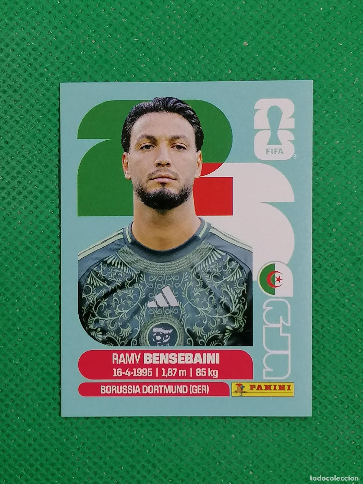 Cromos de f&uacute;tbol: ALG 3 ALG3 RAMY BENSEBAINI ARGELIA ⚽ PANINI FIFA MUNDIAL WORLD CUP 26 2026 STICKER ⚽