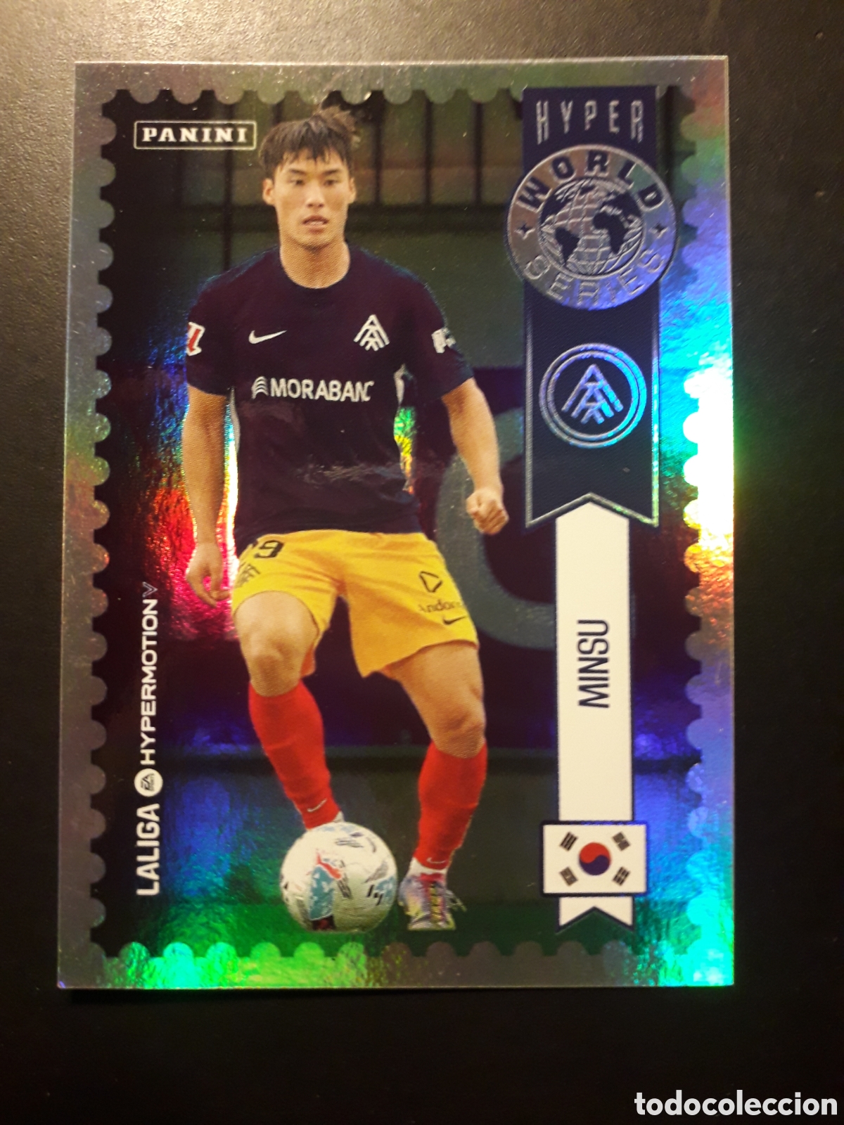 Cromos de f&uacute;tbol: MINSU ANDORRA N&deg; 450 HYPER WORLD LALIGA HYPERMOTION 25 26 2025 2026 PANINI SIN PEG PEDIDO M&Iacute;NIMO 3&euro;