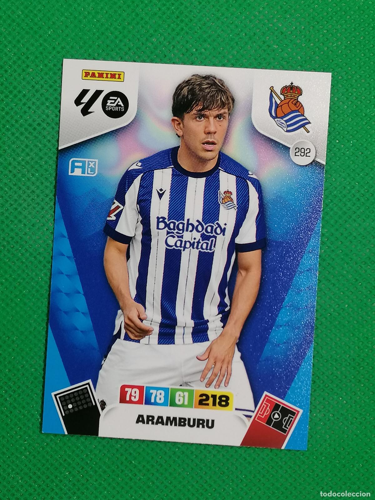Cromos de f&uacute;tbol: 292 ARAMBURU REAL SOCIEDAD ⚽ LIGA ADRENALYN XL 2025 2026 25 26 ⚽