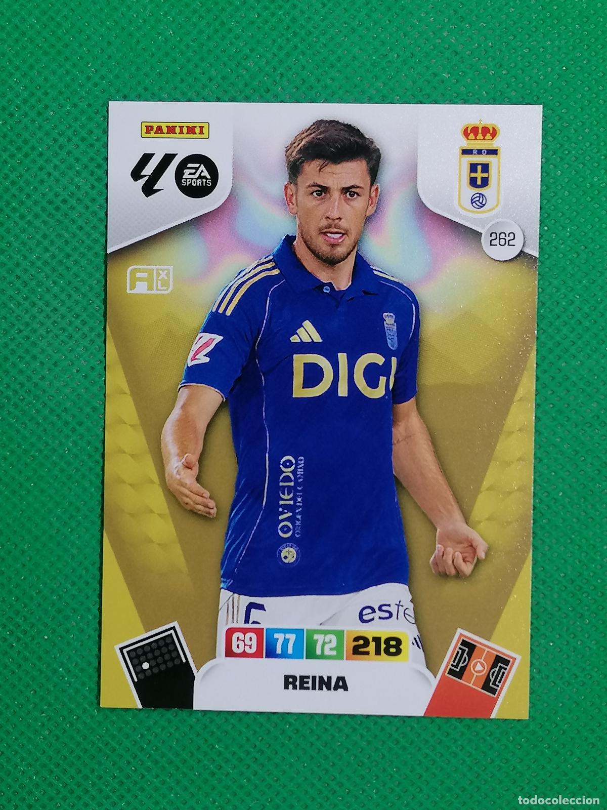 Cromos de f&uacute;tbol: 262 REINA REAL OVIEDO ⚽ LIGA ADRENALYN XL 2025 2026 25 26 ⚽