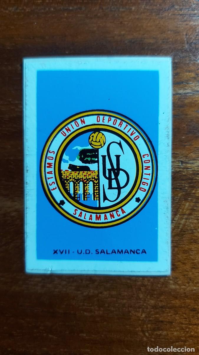 Cromos de f&uacute;tbol: U.D. SALAMANCA - N&uacute;mero XVII - Escudo adhesivo - FHER 77/78 1977/78 - Dificil&iacute;simo