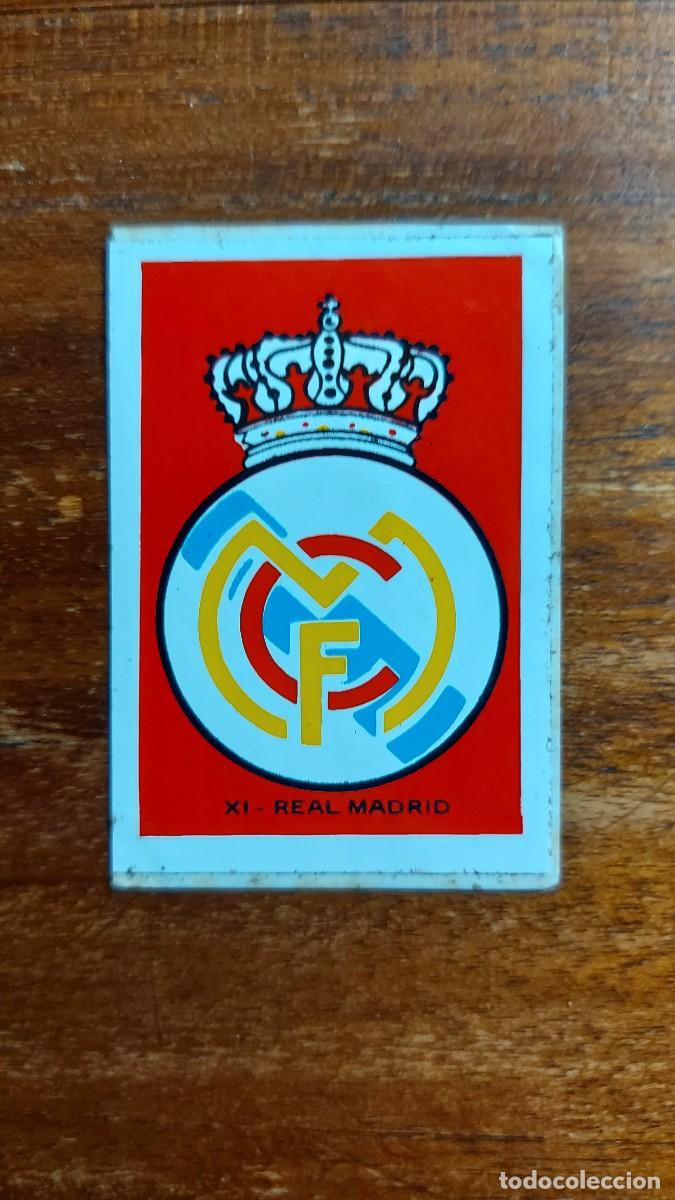 Cromos de f&uacute;tbol: REAL MADRID - N&uacute;mero XI - Escudo adhesivo - FHER 77/78 1977/78 - Dificil&iacute;simo