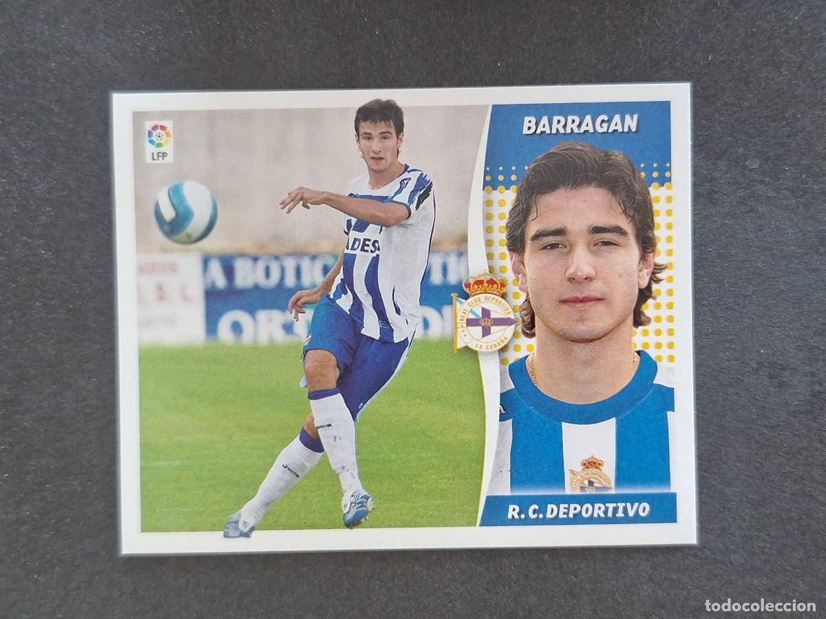 Fu&szlig;ball-Sticker: L7 BARRAGAN DEPORTIVO DE LA CORU&Ntilde;A COLOCA LIGA ESTE 2006 2007 06 07 NUNCA PEGADO SIN PEGAR