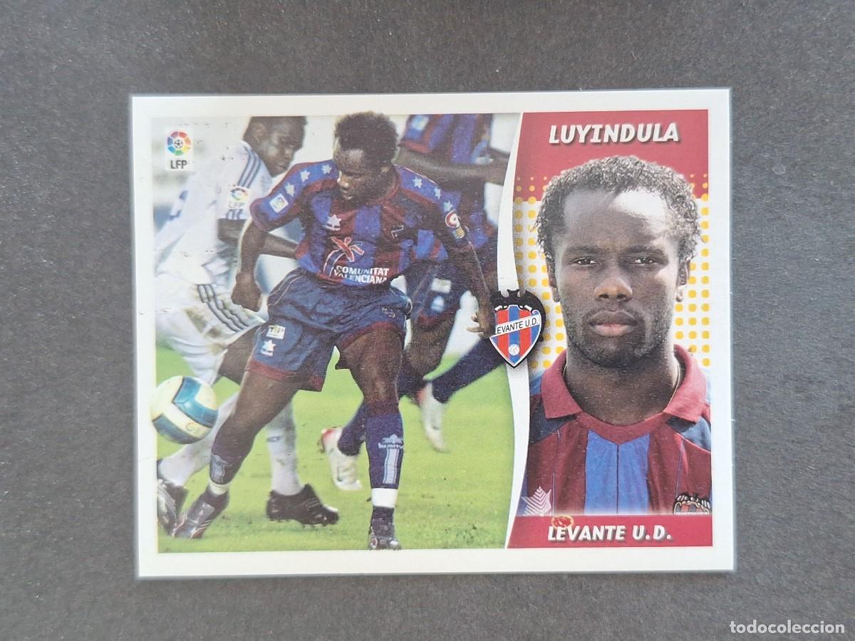 Cartes &agrave; collectionner de Football: L7 LUYINDULA LEVANTE U. D. COLOCA LIGA ESTE 2006 2007 06 07 NUNCA PEGADO SIN PEGAR