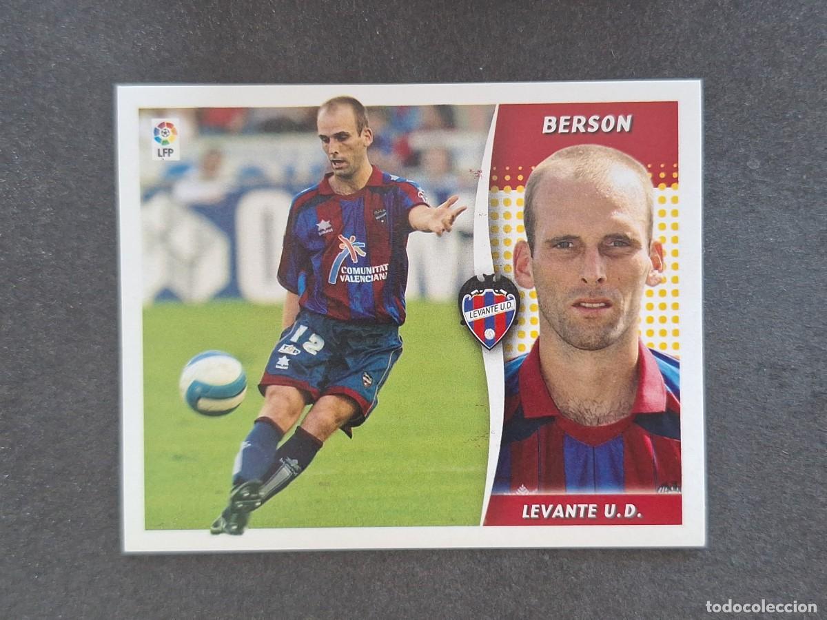 Cartes &agrave; collectionner de Football: L7 BERSON LEVANTE U. D. COLOCA LIGA ESTE 2006 2007 06 07 NUNCA PEGADO SIN PEGAR