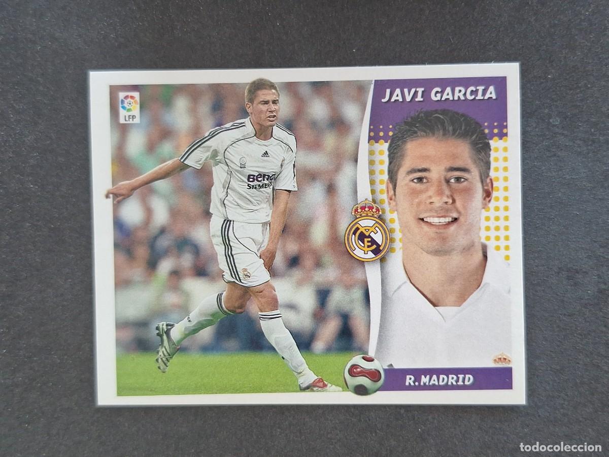 Cromos de f&uacute;tbol: L7 JAVI GARCIA REAL MADRID COLOCA LIGA ESTE 2006 2007 06 07 NUNCA PEGADO SIN PEGAR