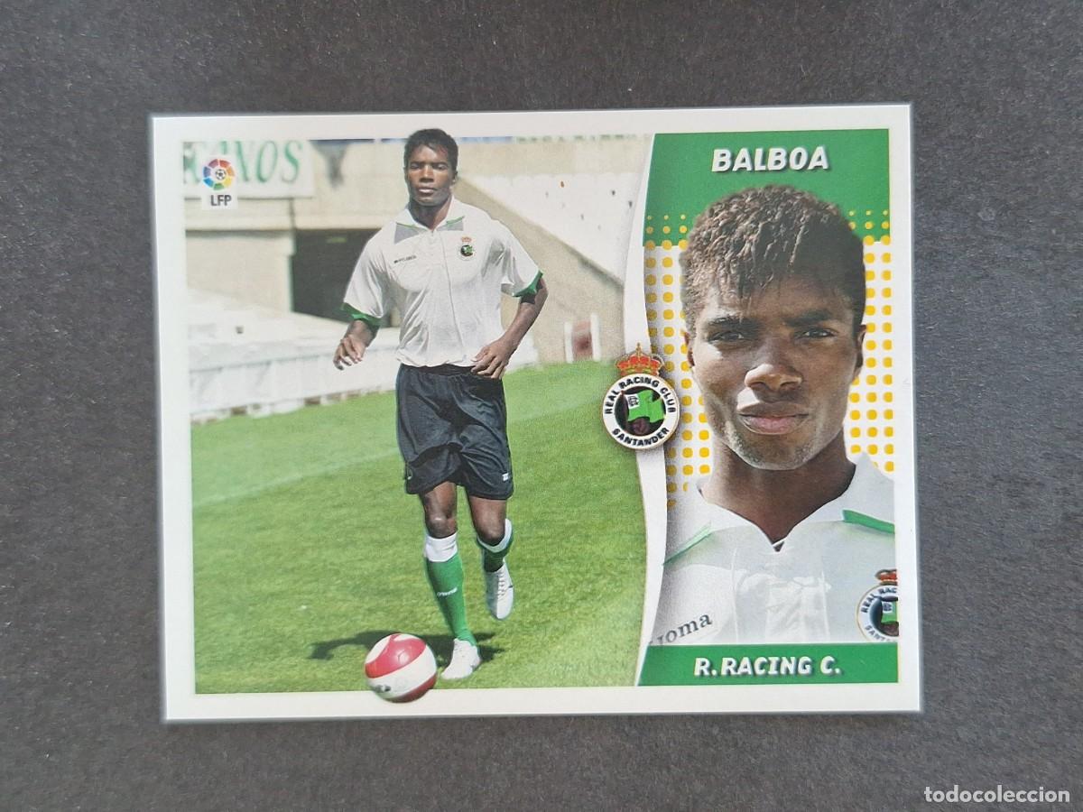 Cromos de f&uacute;tbol: L7 BALBOA RACING DE SANTANDER COLOCA LIGA ESTE 2006 2007 06 07 NUNCA PEGADO SIN PEGAR