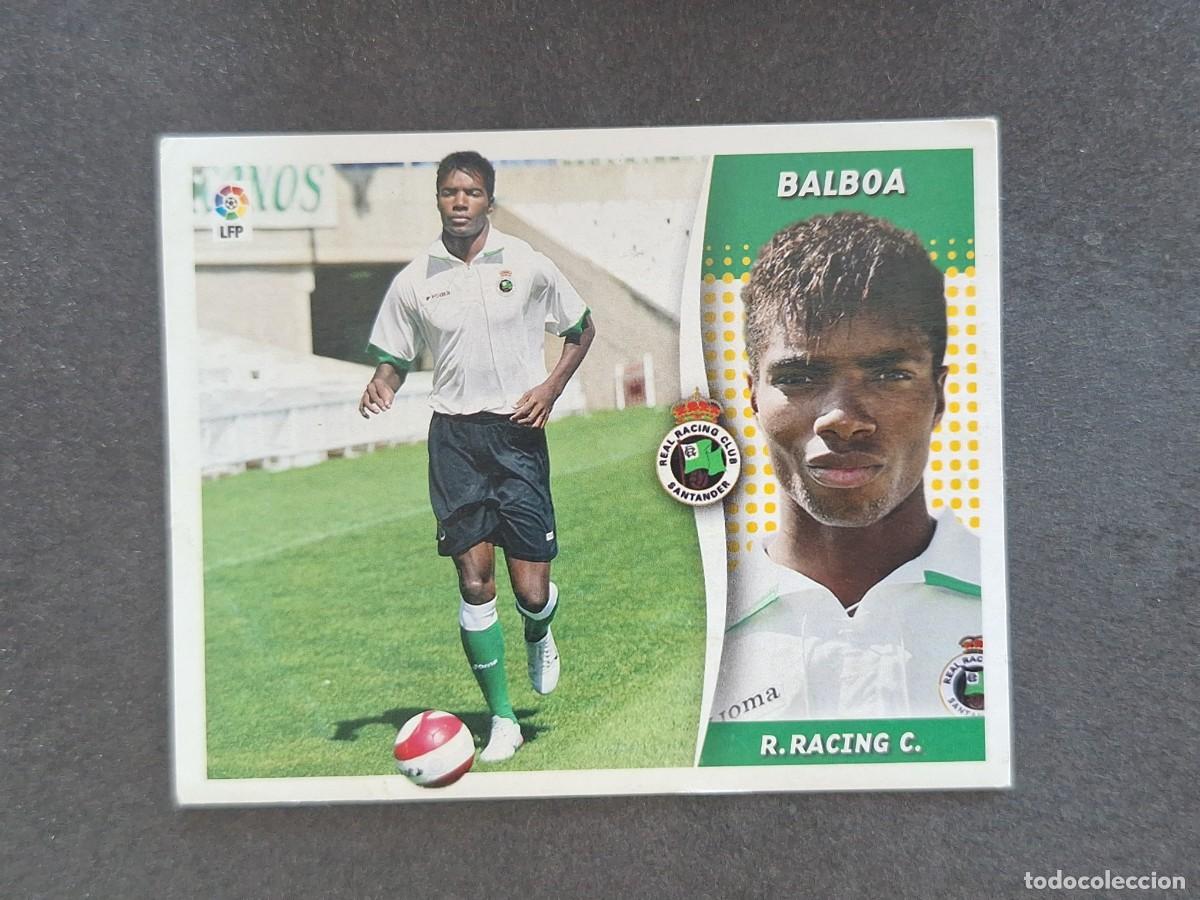 Cromos de f&uacute;tbol: L7 BALBOA RACING DE SANTANDER COLOCA LIGA ESTE 2006 2007 06 07 NUNCA PEGADO SIN PEGAR