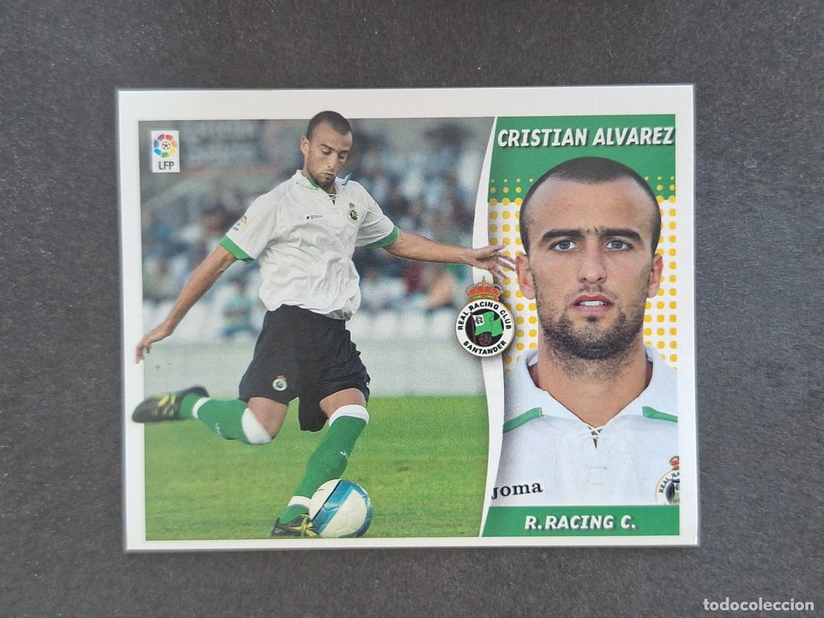Cromos de f&uacute;tbol: L7 CRISTIAN ALVAREZ RACING DE SANTANDER COLOCA LIGA ESTE 2006 2007 06 07 NUNCA PEGADO SIN PEGAR