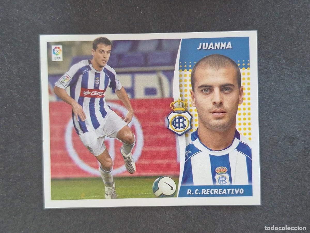 Cromos de f&uacute;tbol: L7 JUANMA RECREATIVO DE HUELVA COLOCA LIGA ESTE 2006 2007 06 07 NUNCA PEGADO SIN PEGAR