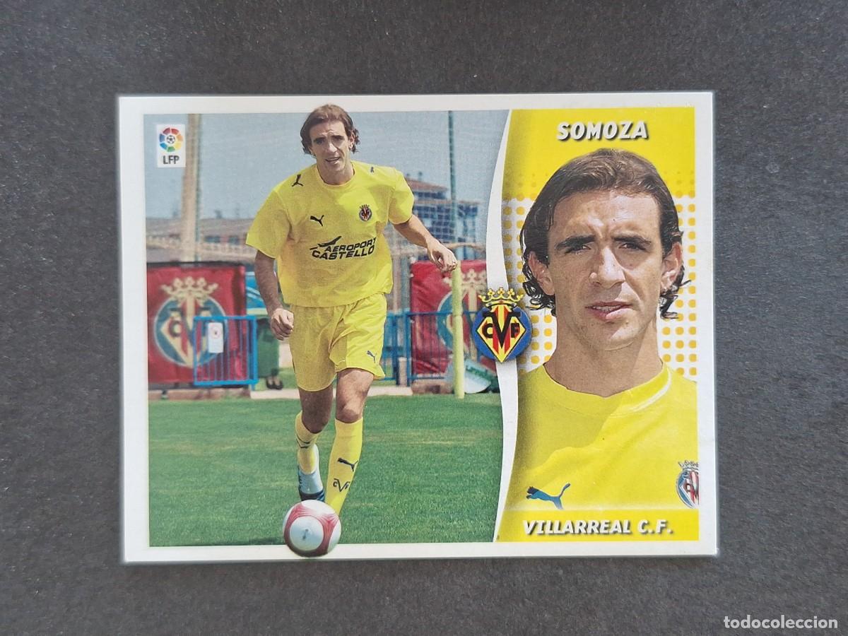 Cromos de f&uacute;tbol: L7 SOMOZA VILLARREAL C. F. COLOCA LIGA ESTE 2006 2007 06 07 NUNCA PEGADO SIN PEGAR